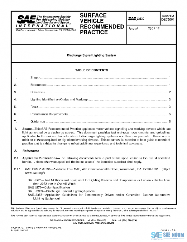 SAE J2320_200112 PDF SAE J2320_200112 PDF