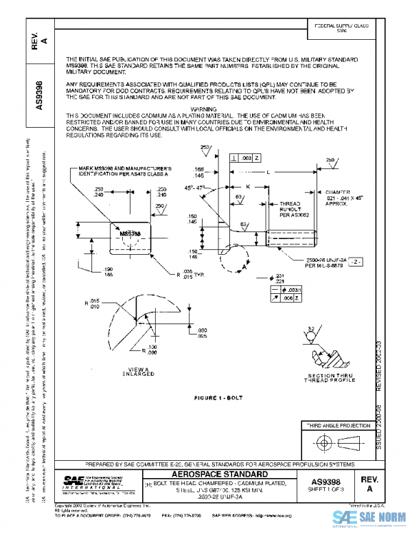 SAE AS9398A PDF