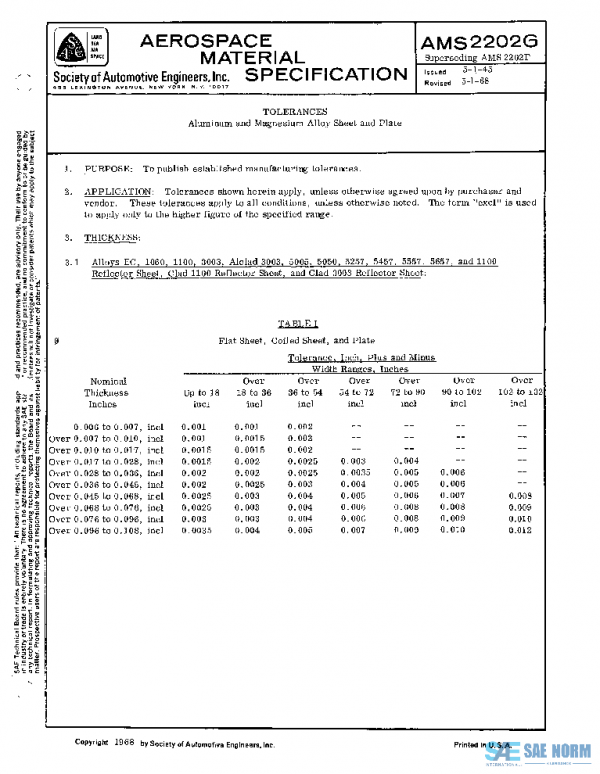 SAE AMS2202G PDF SAE AMS2202G PDF