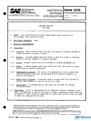 SAE MAM2606 PDF