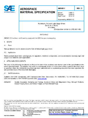 SAE AMS4011D PDF