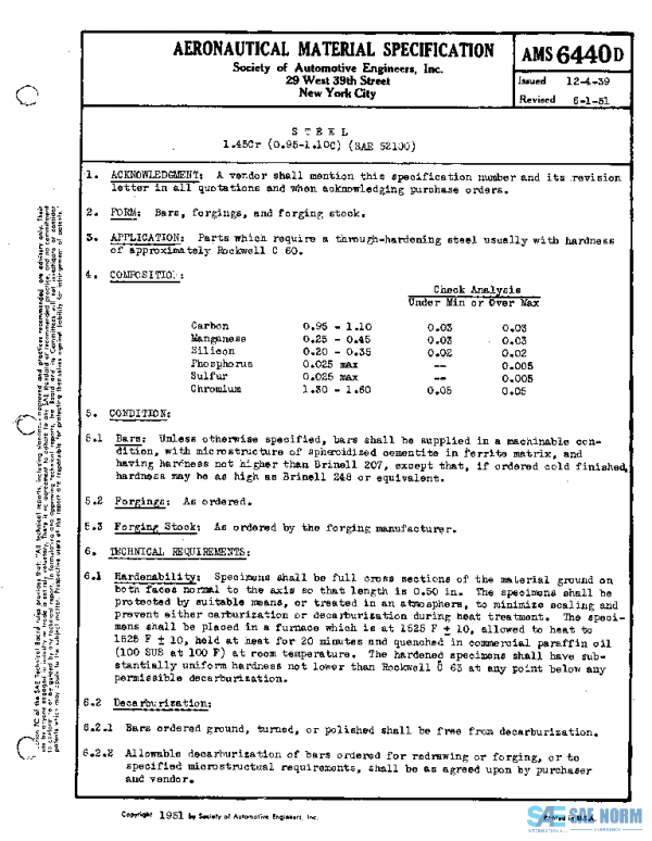 SAE AMS6440D PDF SAE AMS6440D PDF
