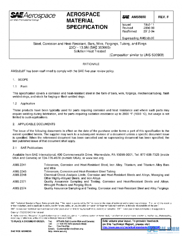 SAE AMS5650F PDF
