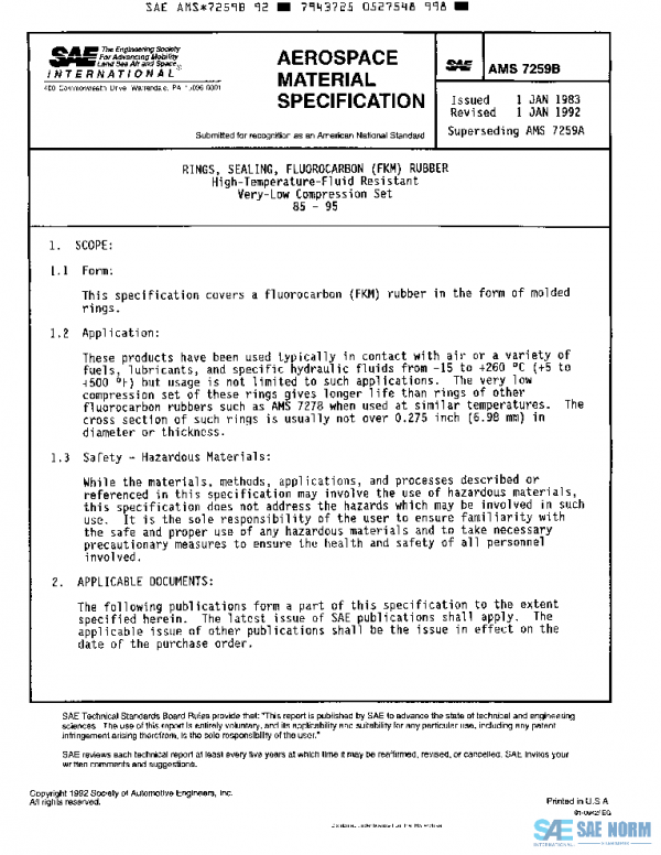 SAE AMS7259B PDF