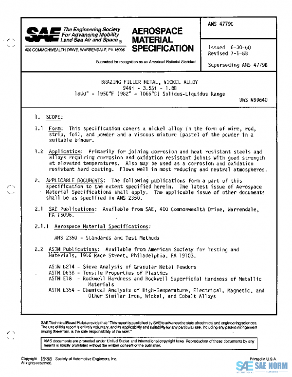 SAE AMS4779C PDF