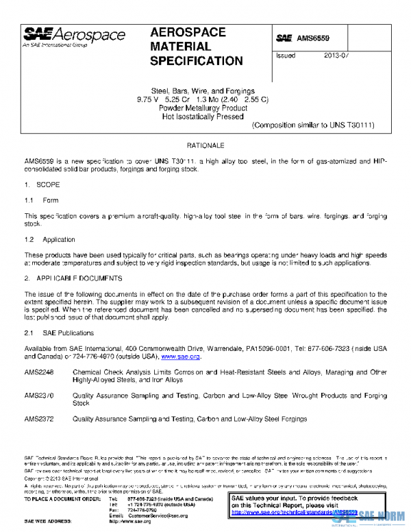 SAE AMS6559 PDF