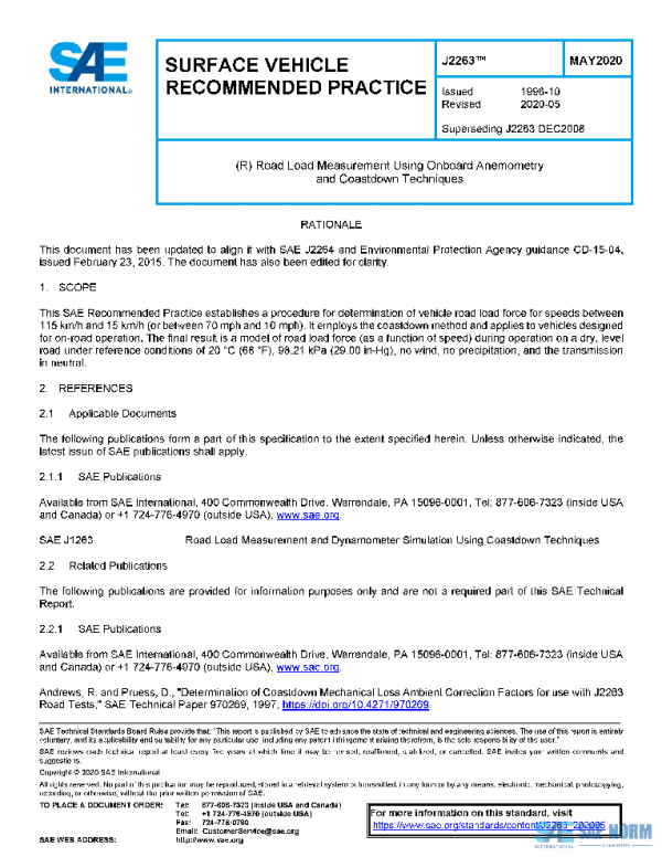 SAE J2263_202005 PDF