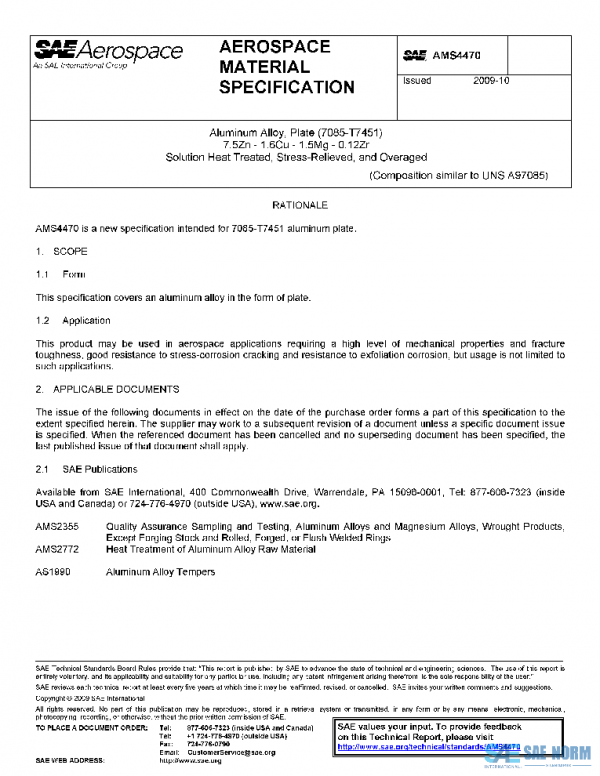 SAE AMS4470 PDF