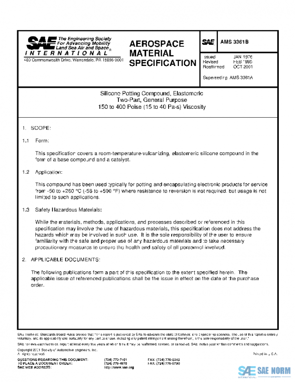 SAE AMS3361B PDF