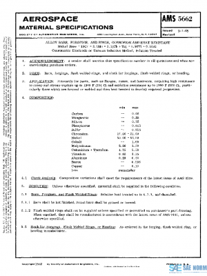SAE AMS5662 PDF