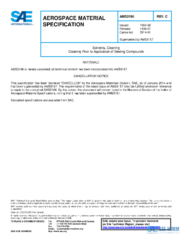 SAE AMS3166C PDF