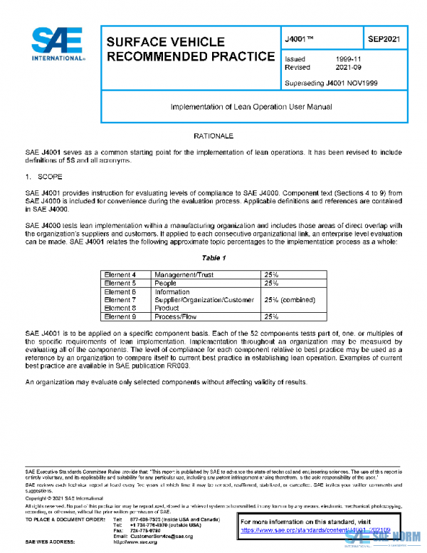 SAE J4001_202109 PDF