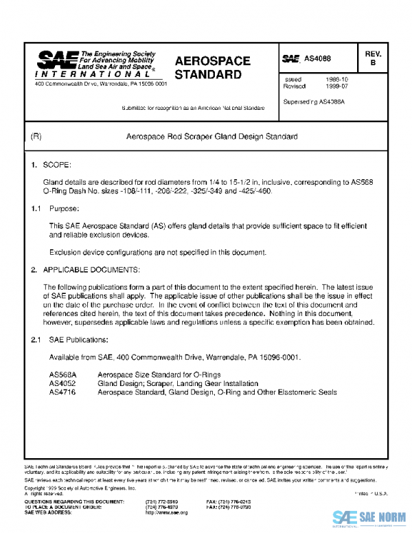 SAE AS4088B PDF SAE AS4088B PDF