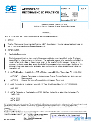 SAE ARP1817A PDF