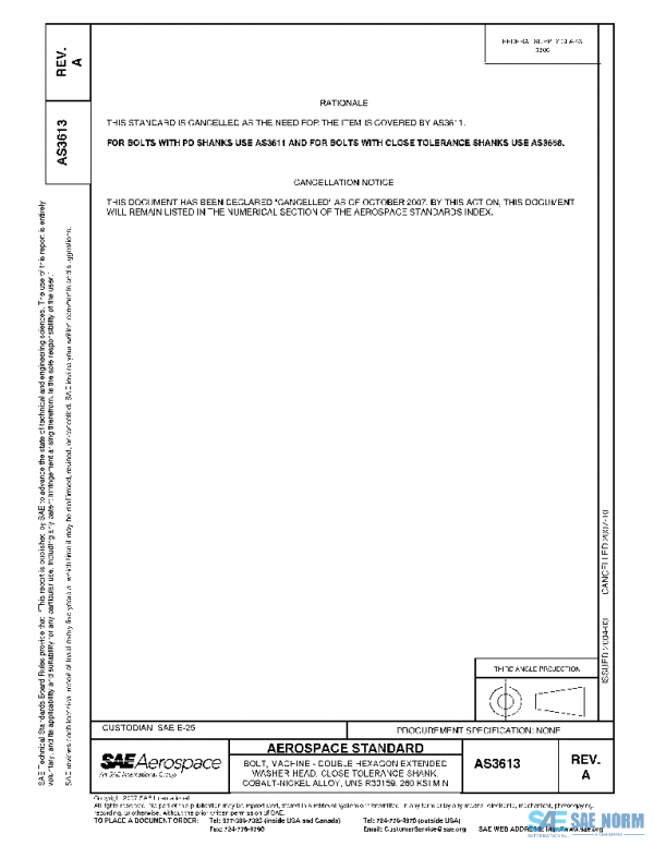 SAE AS3613A PDF SAE AS3613A PDF