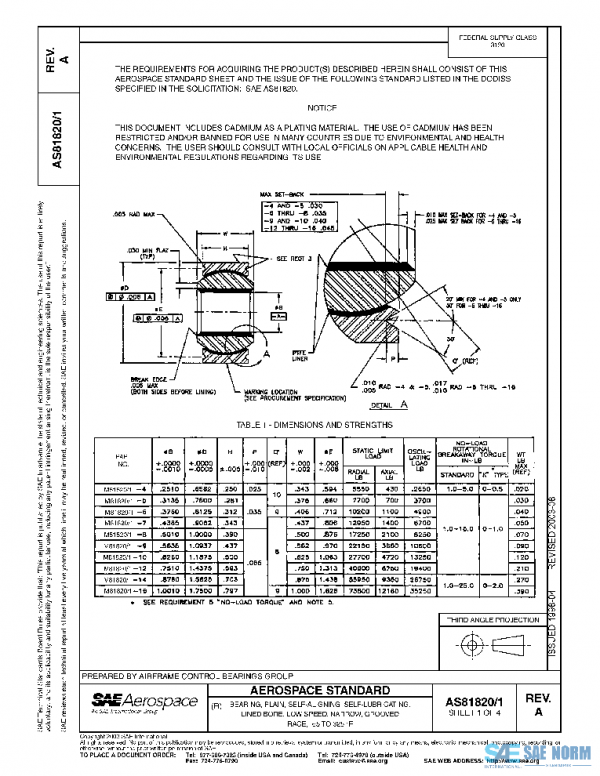 SAE AS81820/1A PDF SAE AS81820/1A PDF