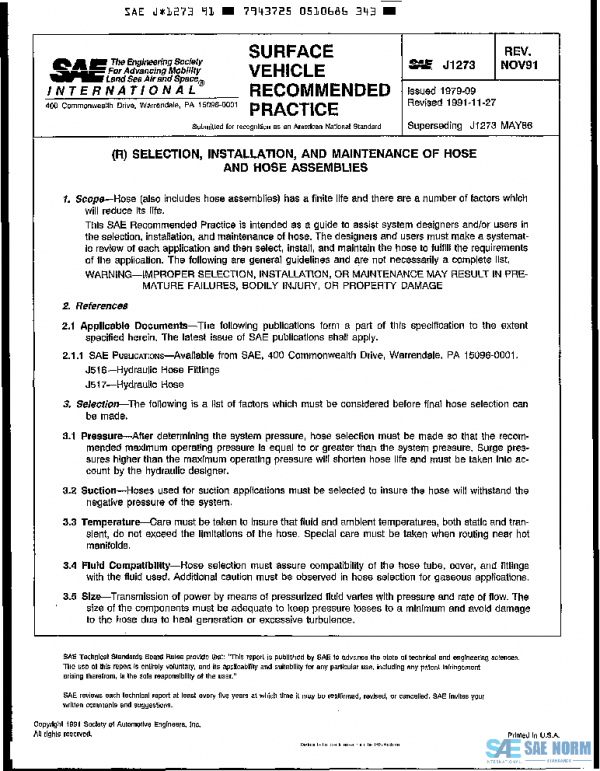SAE J1273_199111 PDF
