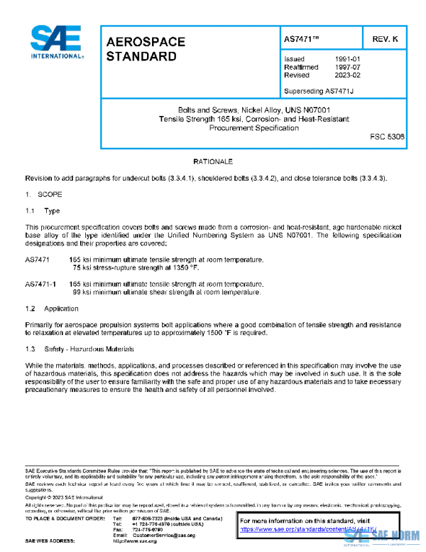 SAE AS7471K PDF