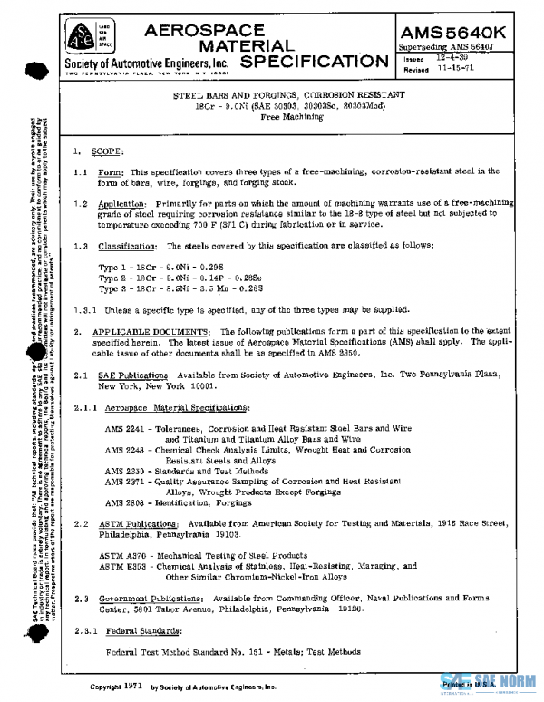 SAE AMS5640K PDF