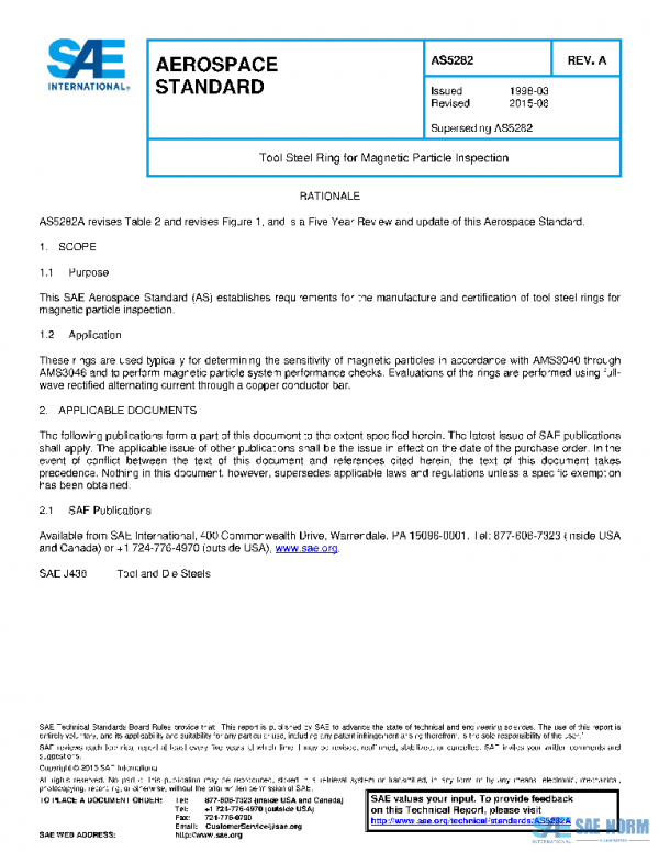 SAE AS5282A PDF SAE AS5282A PDF