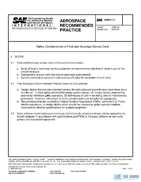 SAE ARP4171 PDF