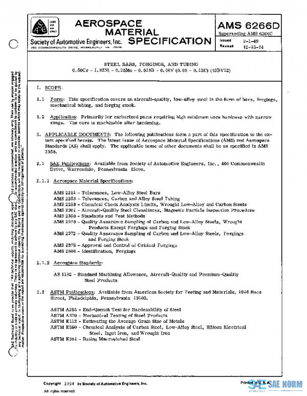 SAE AMS6266D PDF SAE AMS6266D PDF