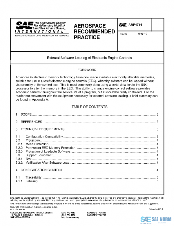 SAE ARP4714 PDF