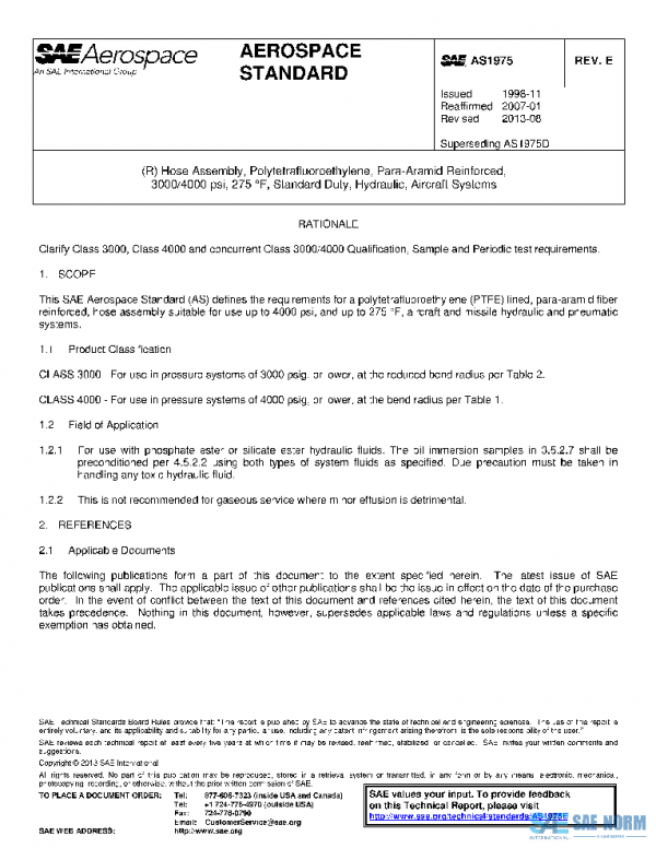 SAE AS1975E PDF SAE AS1975E PDF