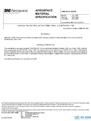SAE AMSQQA225/1B PDF