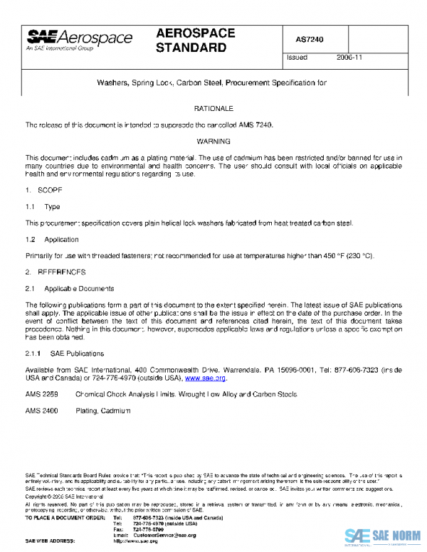 SAE AS7240 PDF