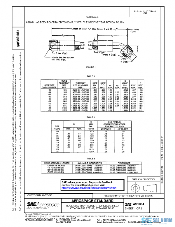 SAE AS1864 PDF