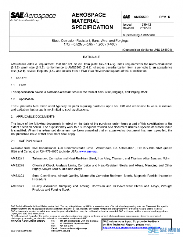 SAE AMS5630K PDF