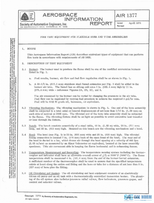 SAE AIR1377 PDF