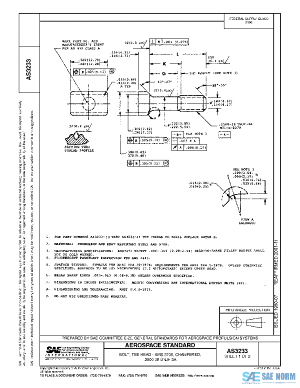 SAE AS3233 PDF