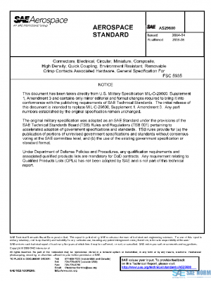 SAE AS29600 PDF