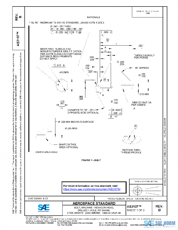 SAE AS3107B PDF SAE AS3107B PDF