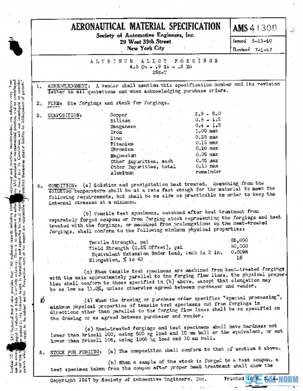 SAE AMS4130D PDF SAE AMS4130D PDF