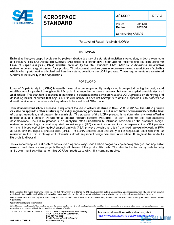 SAE AS1390A PDF