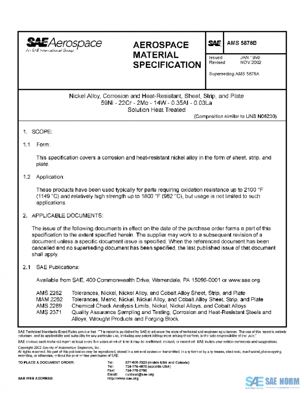 SAE AMS5878B PDF