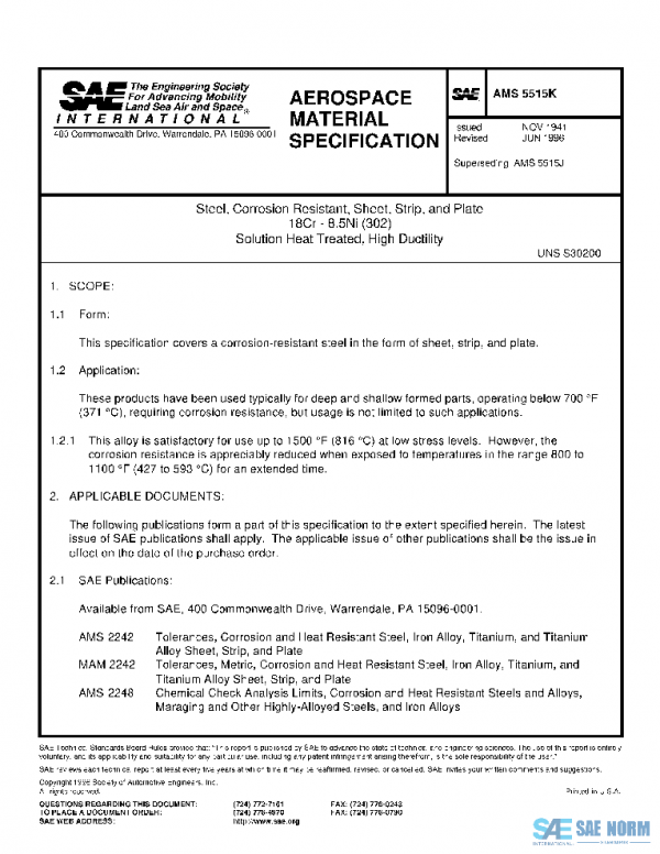 SAE AMS5515K PDF