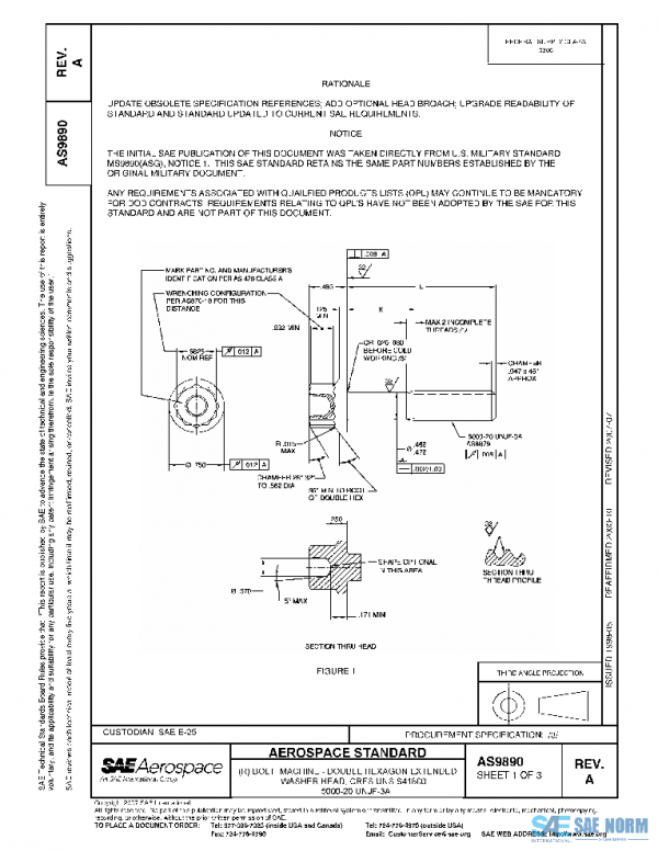 SAE AS9890A PDF SAE AS9890A PDF