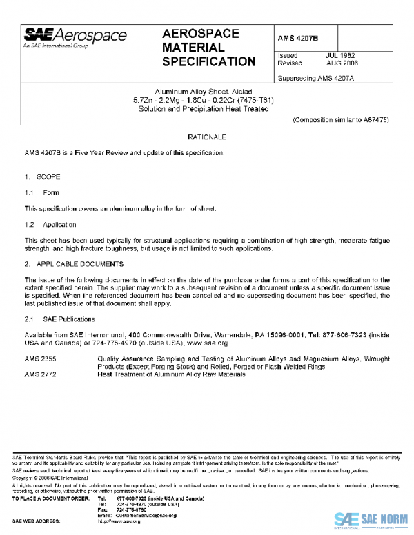 SAE AMS4207B PDF