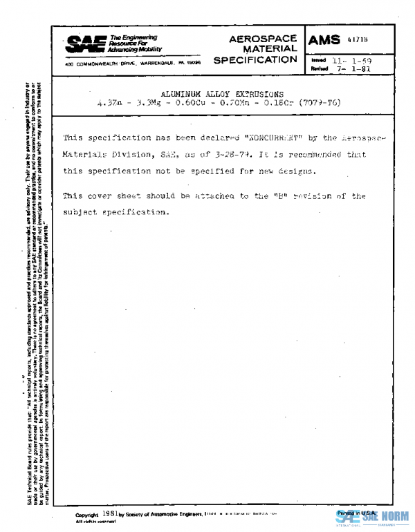 SAE AMS4171B PDF SAE AMS4171B PDF