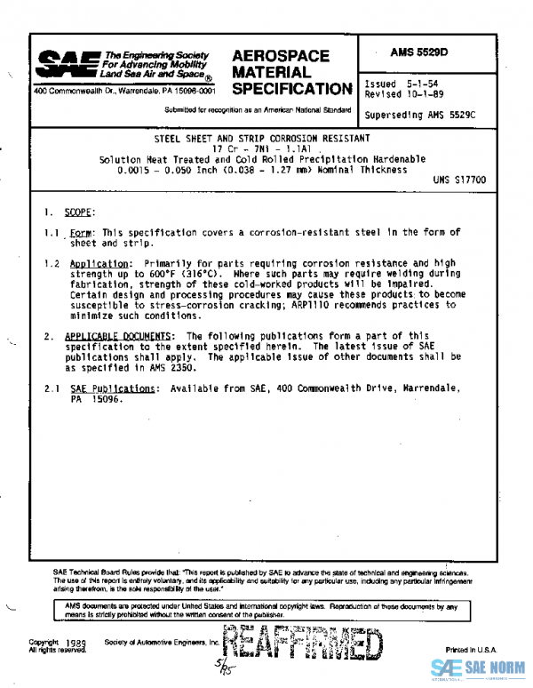 SAE AMS5529D PDF