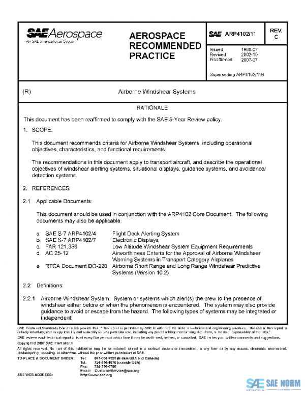 SAE ARP4102/11C PDF