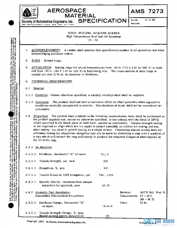 SAE AMS7273 PDF