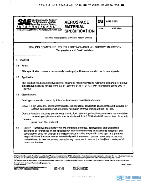 SAE AMS3283 PDF SAE AMS3283 PDF