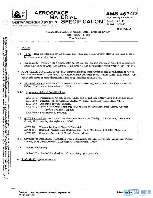 SAE AMS4674D PDF
