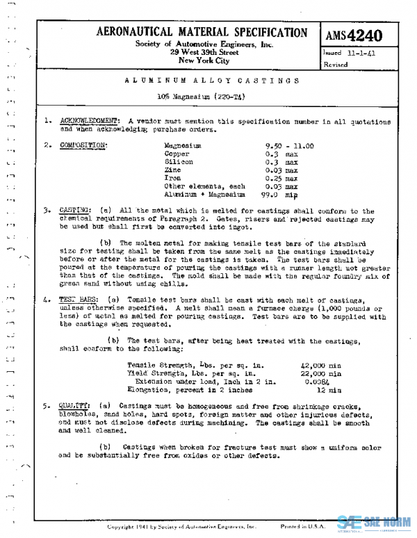 SAE AMS4240 PDF