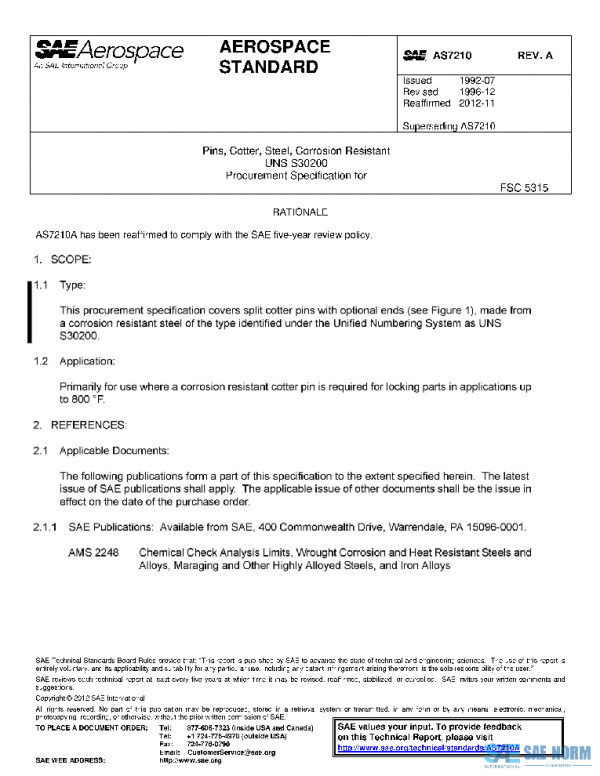 SAE AS7210A PDF